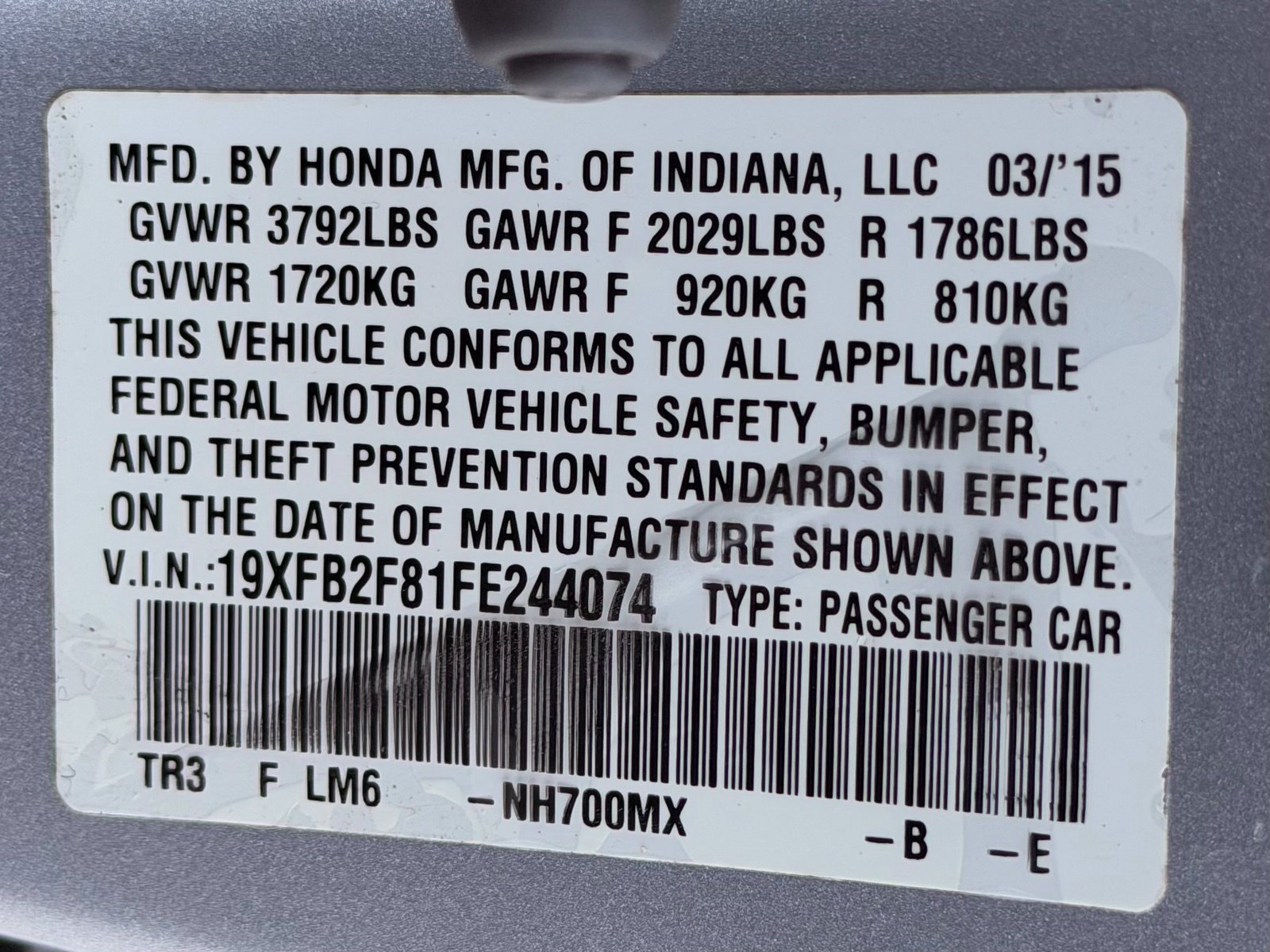 Used 2015 Honda Civic EX image 36