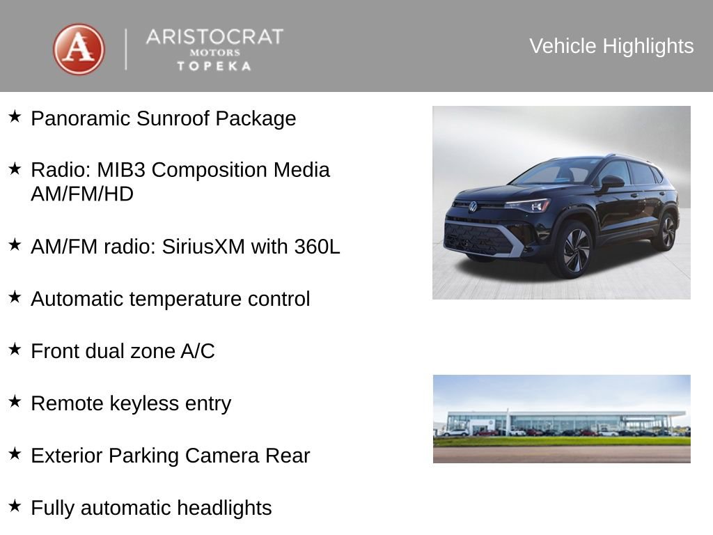 Certified 2025 Volkswagen Taos SE AWD/4WD image 4