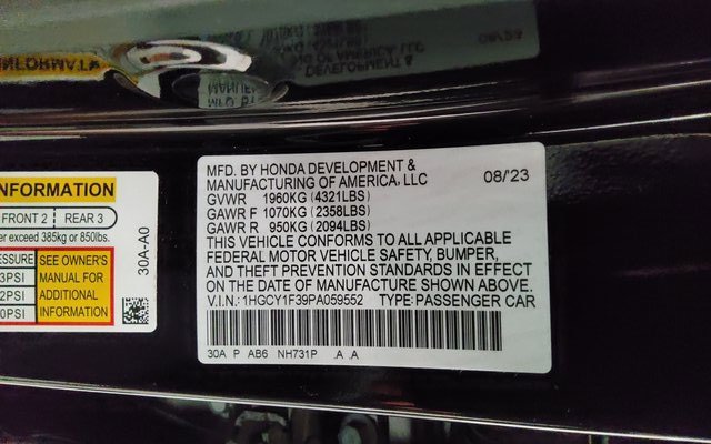 Used 2023 Honda Accord EX image 41