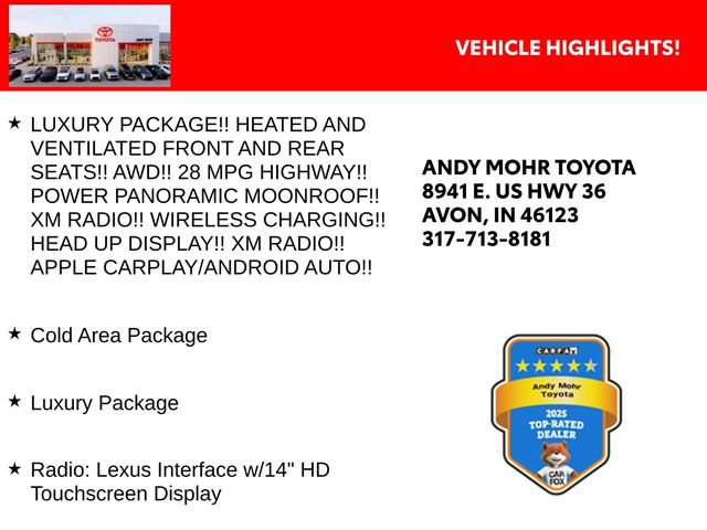 Used 2023 Lexus RX 350 AWD w/ Cold Area Package video 2
