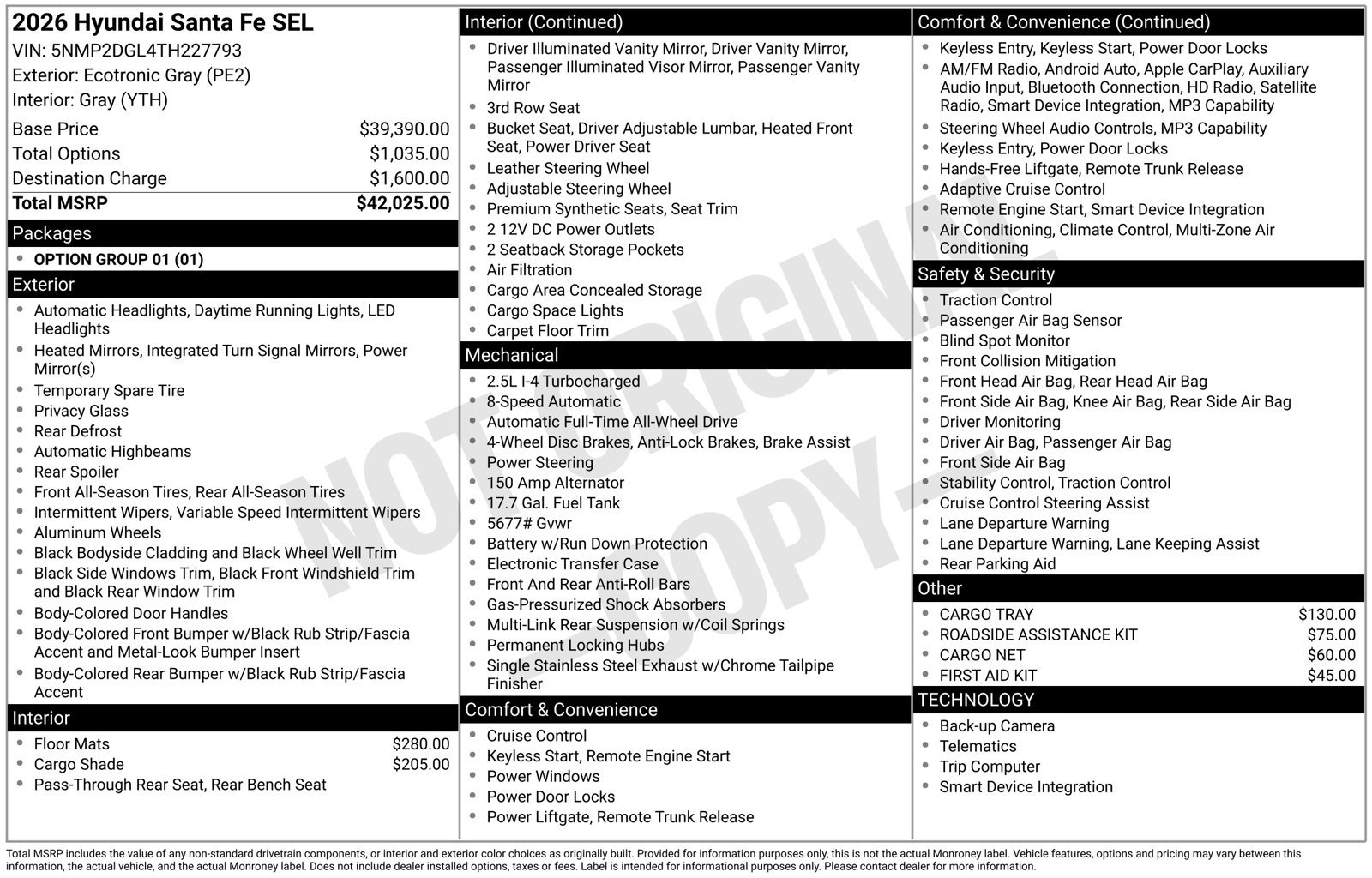 New 2026 Hyundai Santa Fe SEL AWD/4WD image 29