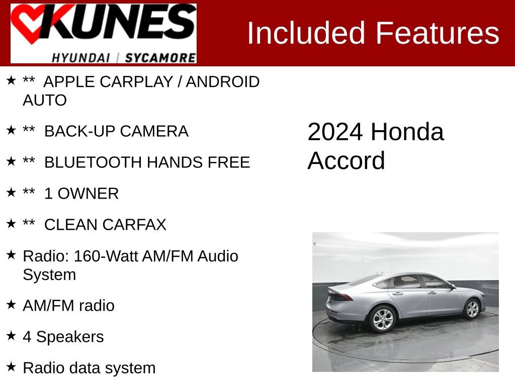 Used 2024 Honda Accord LX image 2