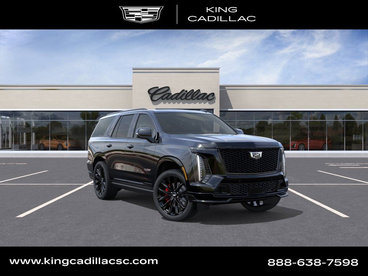 New 2026 Cadillac Escalade V w/ LPO, ONYX Package AWD/4WD image 1