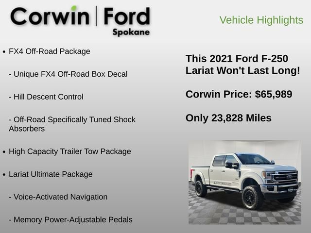 Used 2021 Ford F250 Lariat w/ Lariat Ultimate Package image 6