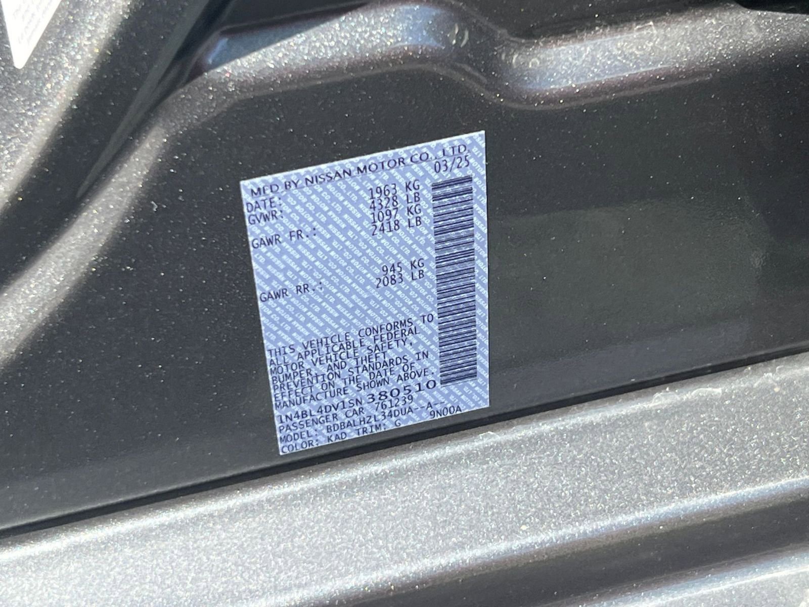 Used 2025 Nissan Altima 2.5 SV image 23