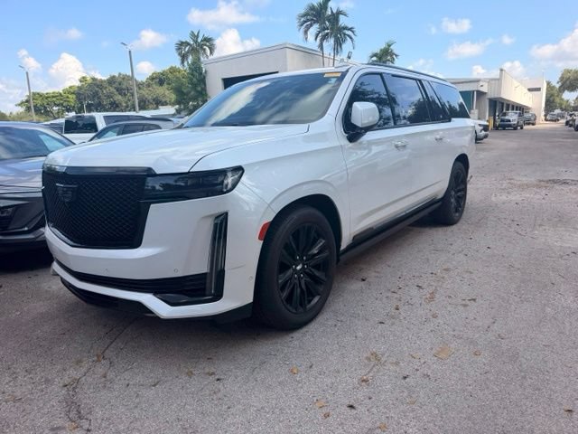 Used 2021 Cadillac Escalade ESV Sport w/ Driver Assist Tech Package AWD/4WD image 1