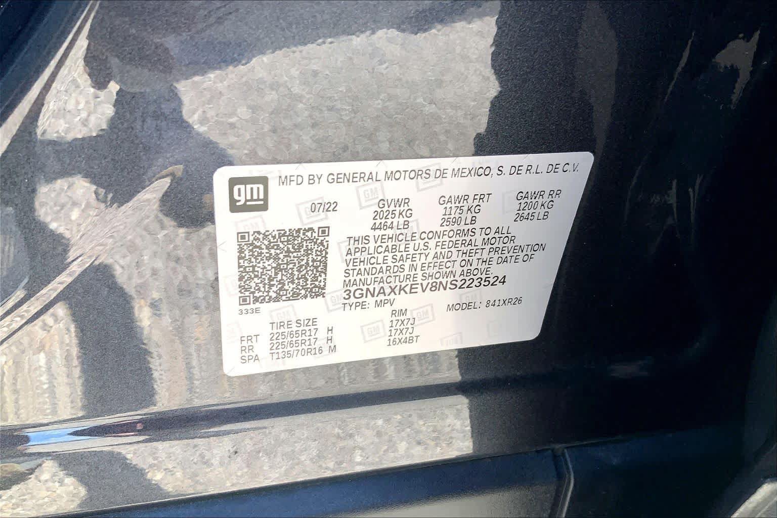 Used 2022 Chevrolet Equinox LT w/ LPO, Floor Liner Package FWD image 30