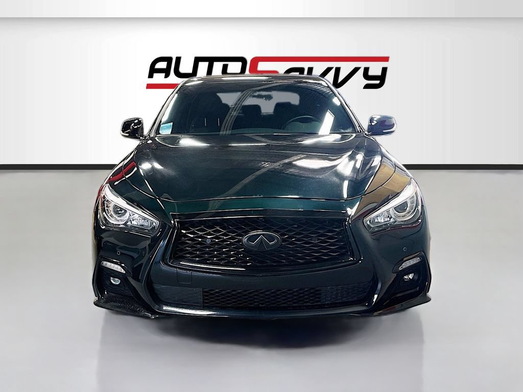 Used 2024 INFINITI Q50 Red Sport 400 w/ Black Opal Edition AWD/4WD image 2