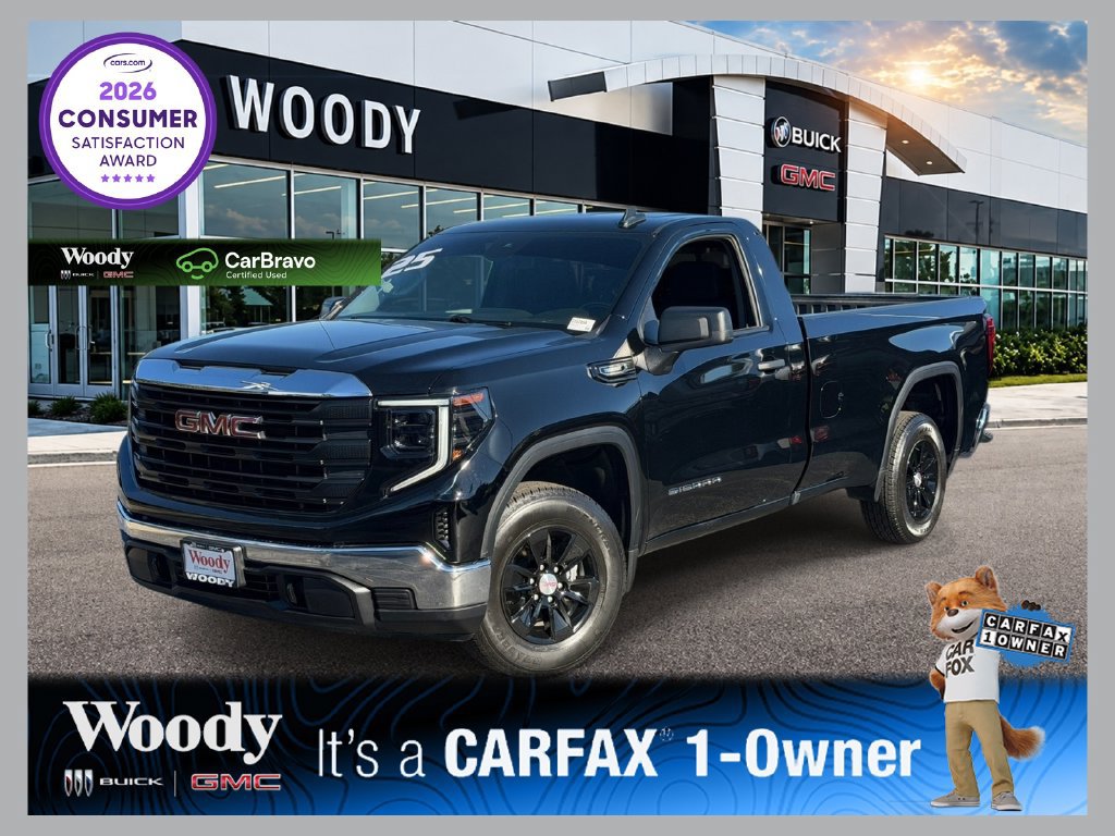 Certified 2025 GMC Sierra 1500 Pro w/ Pro Value Package RWD image 1