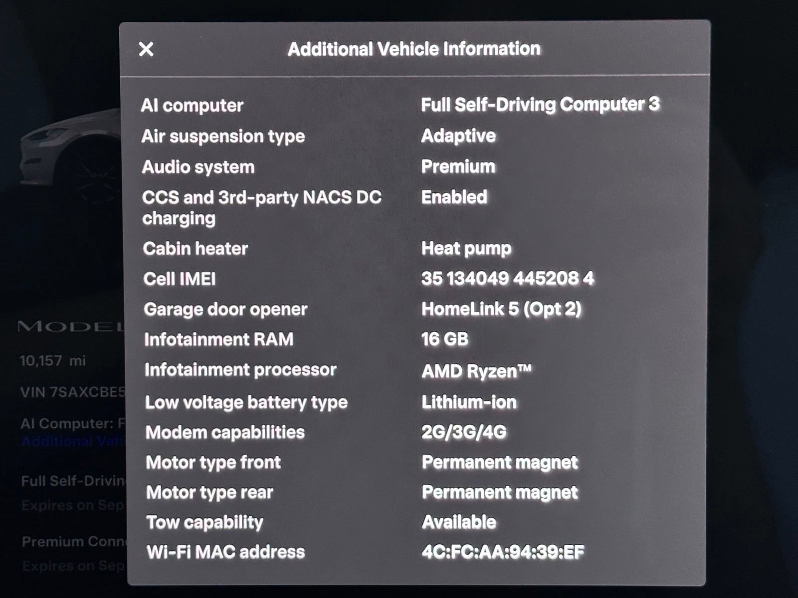 Used 2023 Tesla Model X AWD/4WD image 8