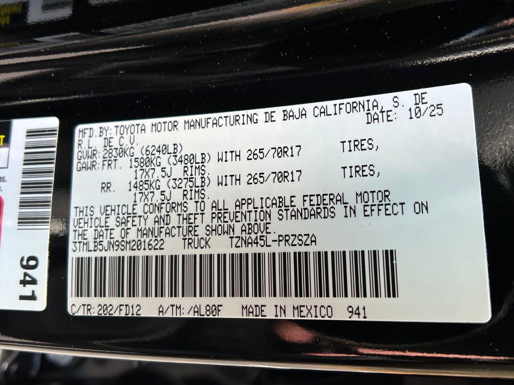 New 2025 Toyota Tacoma TRD Off-Road image 26