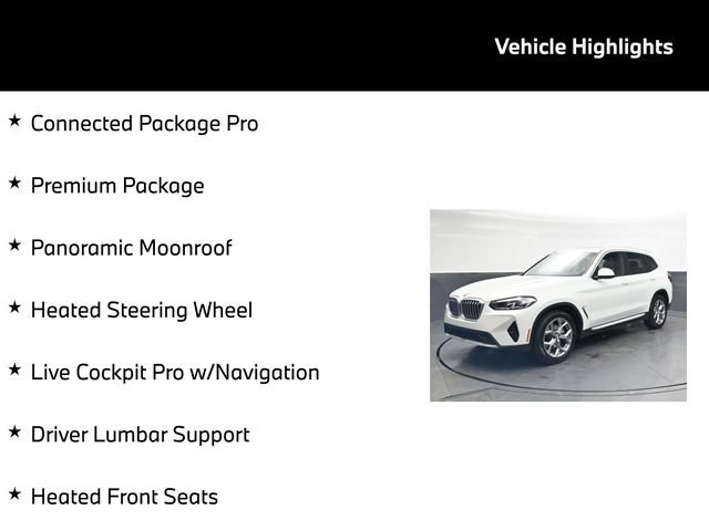 Used 2023 BMW X3 sDrive30i w/ Premium Package RWD image 5