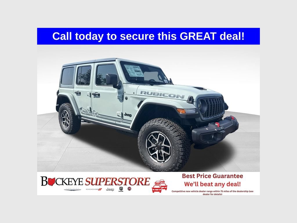 New 2026 Jeep Wrangler Unlimited Rubicon w/ Rockslide Package AWD/4WD 360° Tour