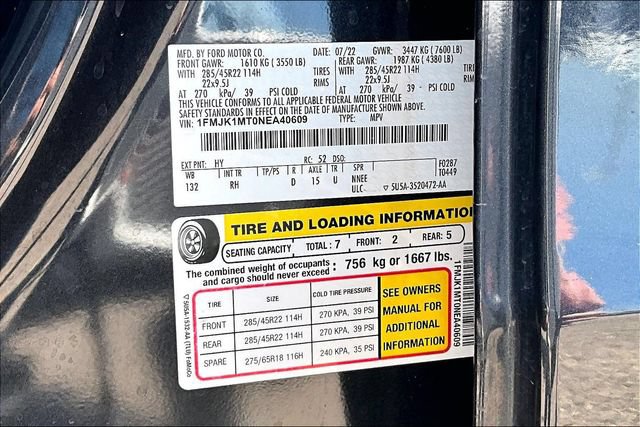 Used 2022 Ford Expedition Max Platinum AWD/4WD image 36