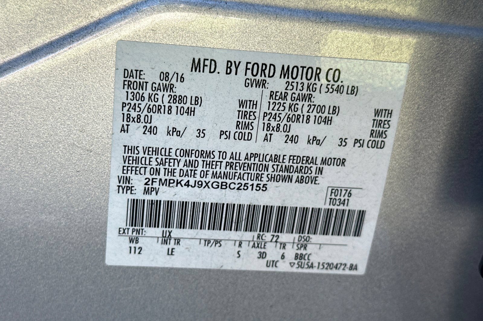 Used 2016 Ford Edge SEL w/ Equipment Group 201A AWD/4WD image 28