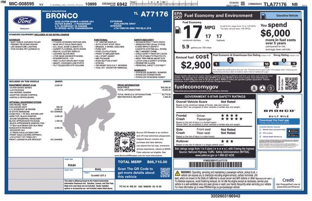 New 2026 Ford Bronco Outer Banks image 6