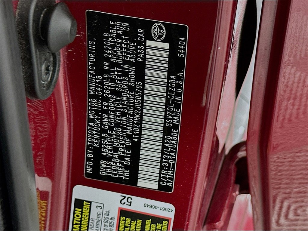 Used 2018 Toyota Camry XLE image 31