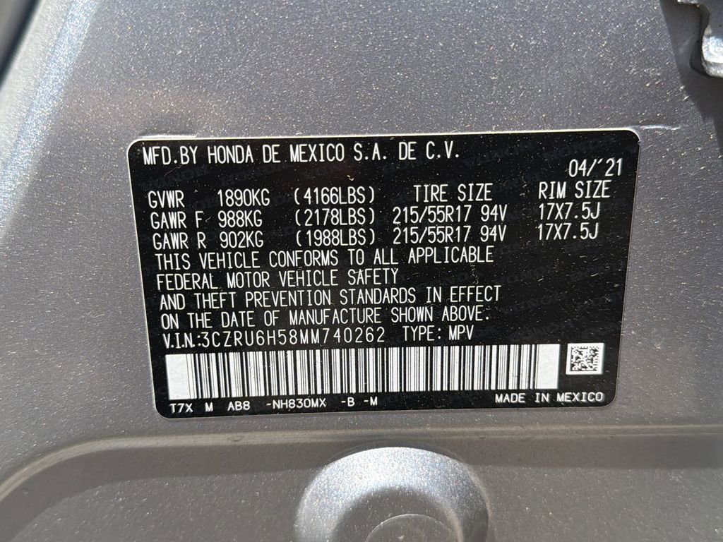 Used 2021 Honda HR-V EX image 25