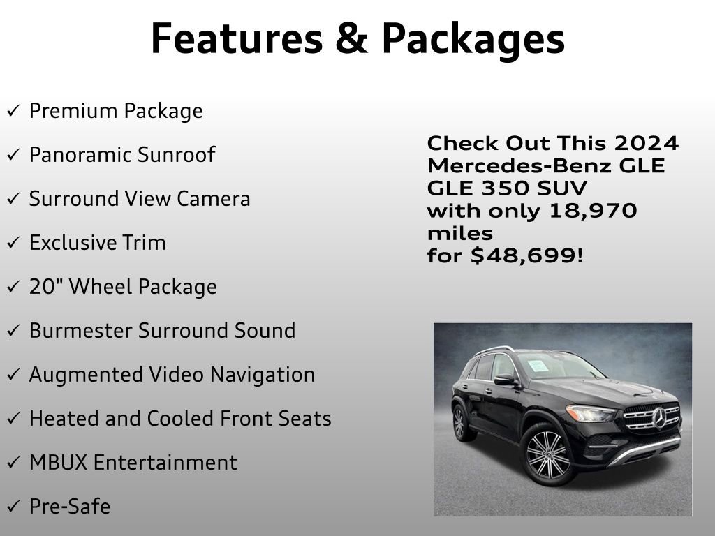 Used 2024 Mercedes-Benz GLE 350 4MATIC image 4