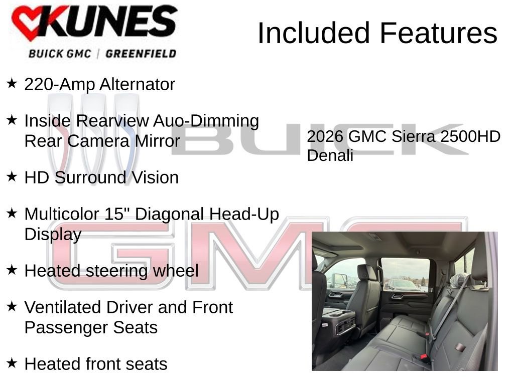 New 2026 GMC Sierra 2500 Denali w/ Denali Reserve Package image 4