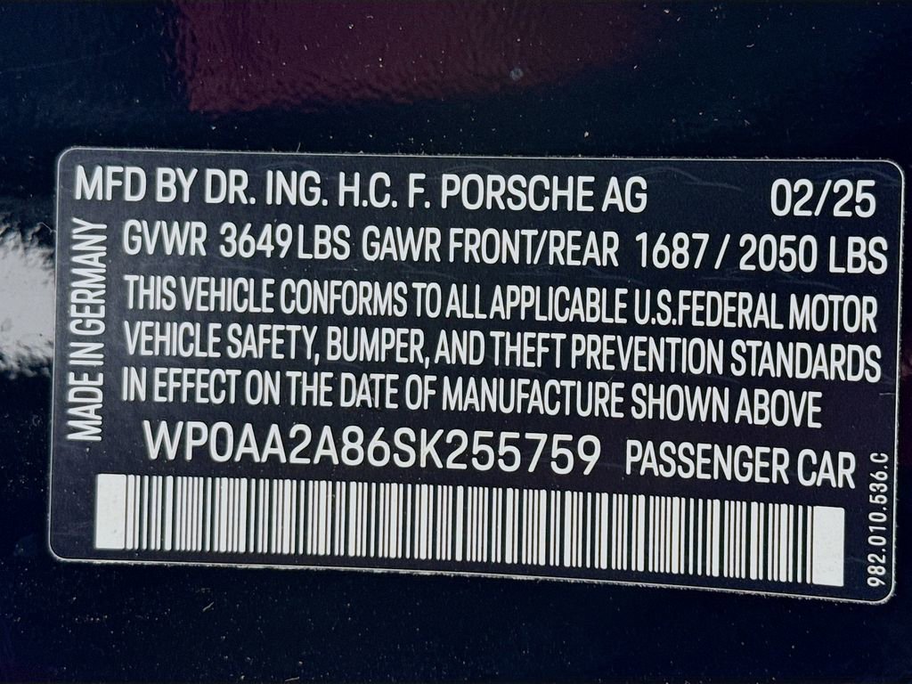 Certified 2025 Porsche 718 Cayman RWD image 34