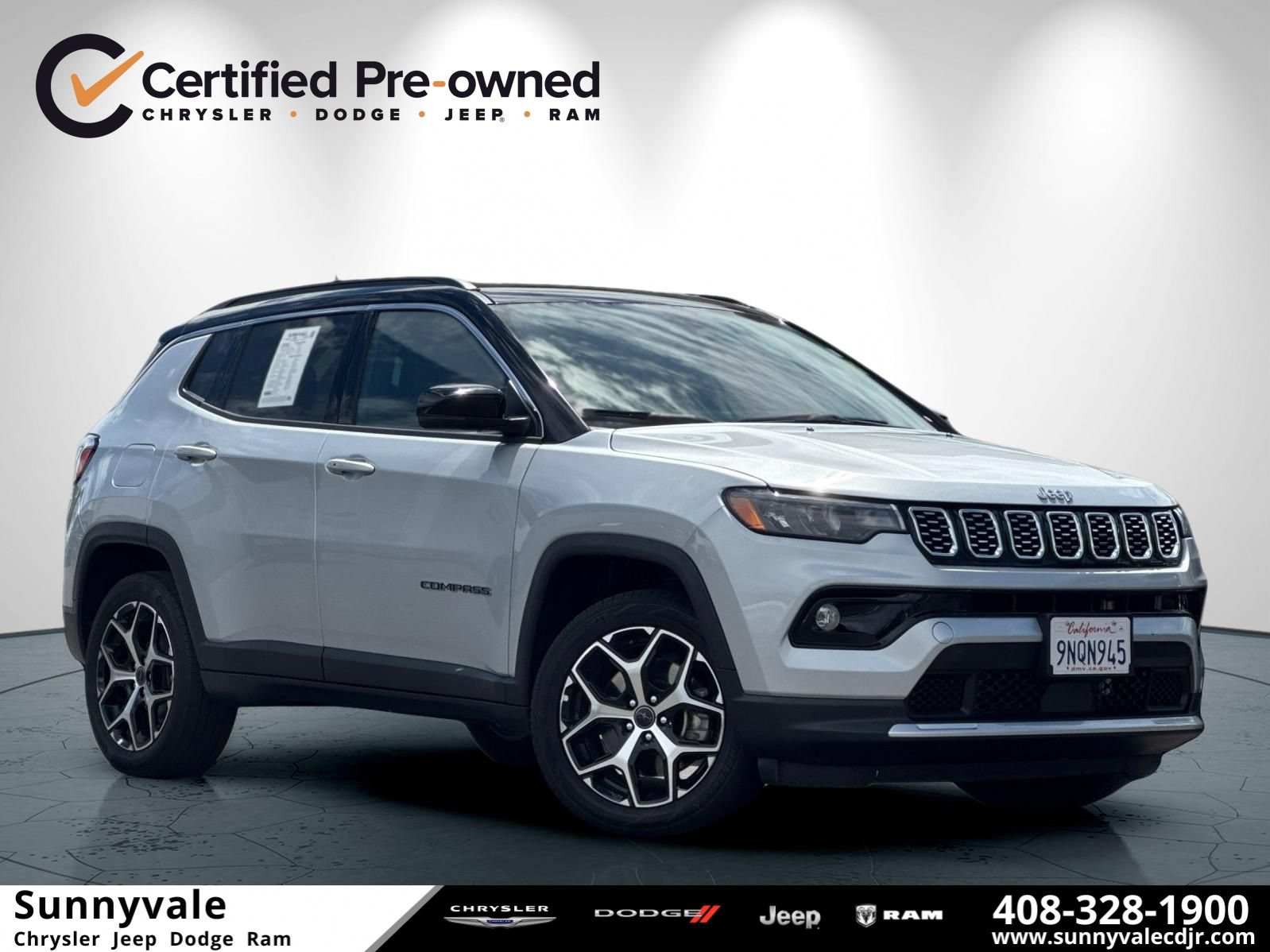 Certified 2025 Jeep Compass Limited AWD/4WD image 1