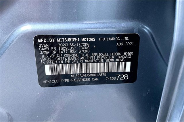 Used 2021 Mitsubishi Mirage ES image 32