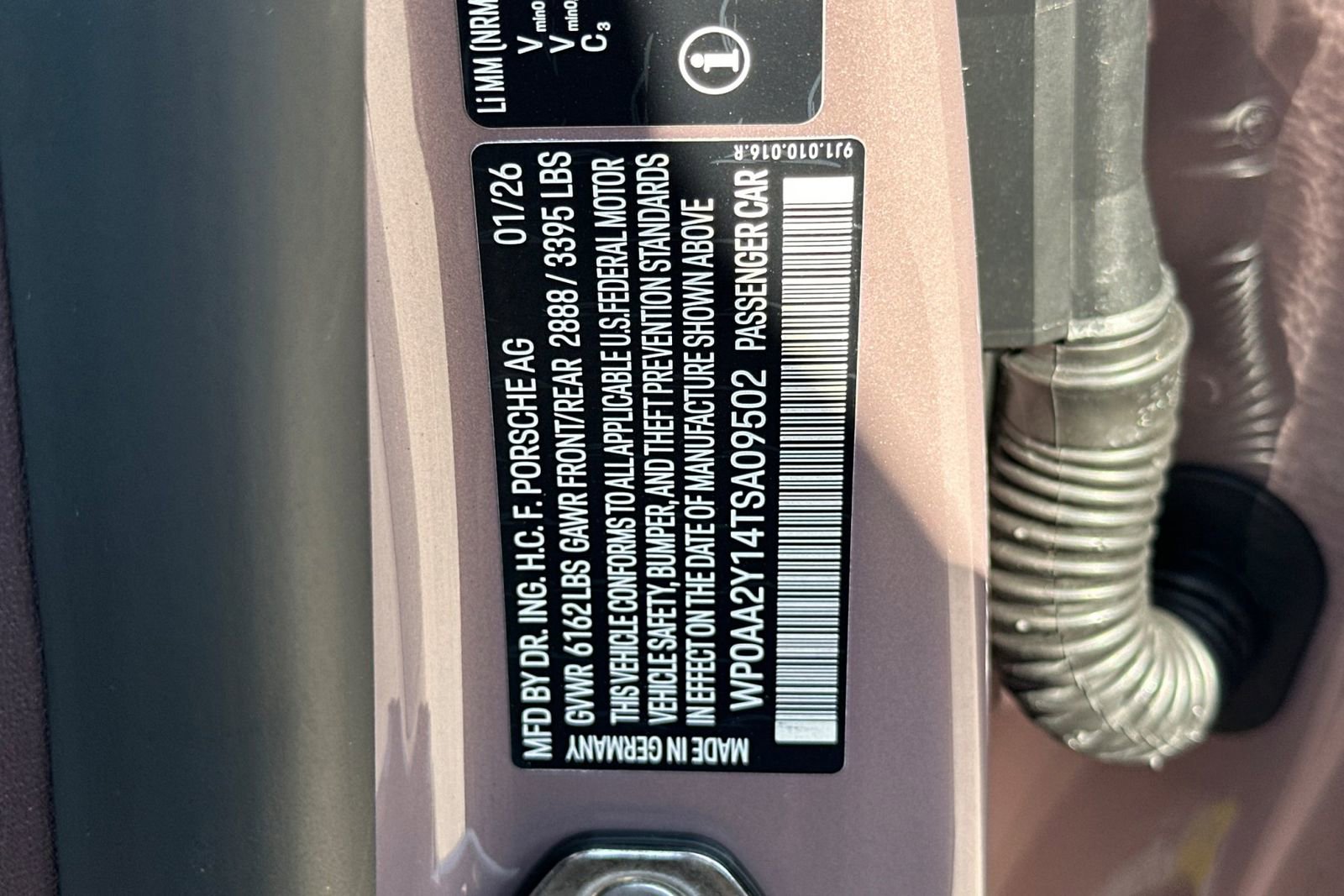 New 2026 Porsche Taycan RWD image 46