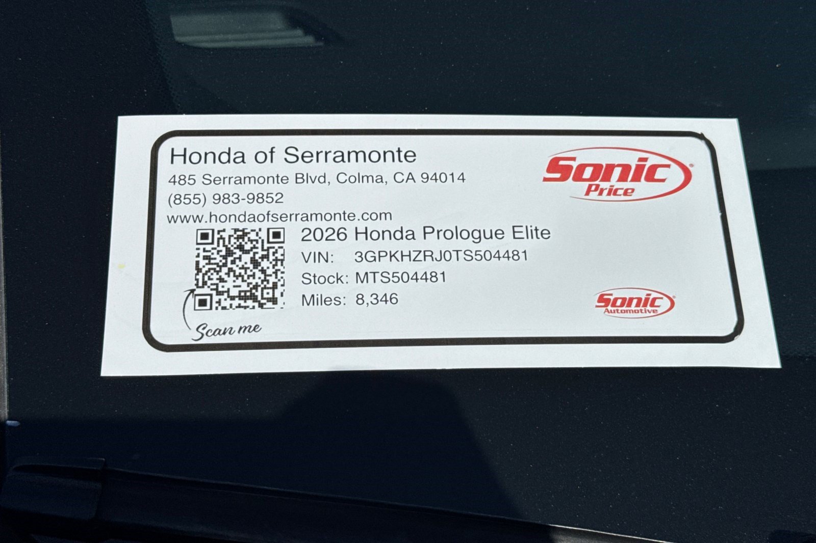 Certified 2026 Honda Prologue Elite image 28
