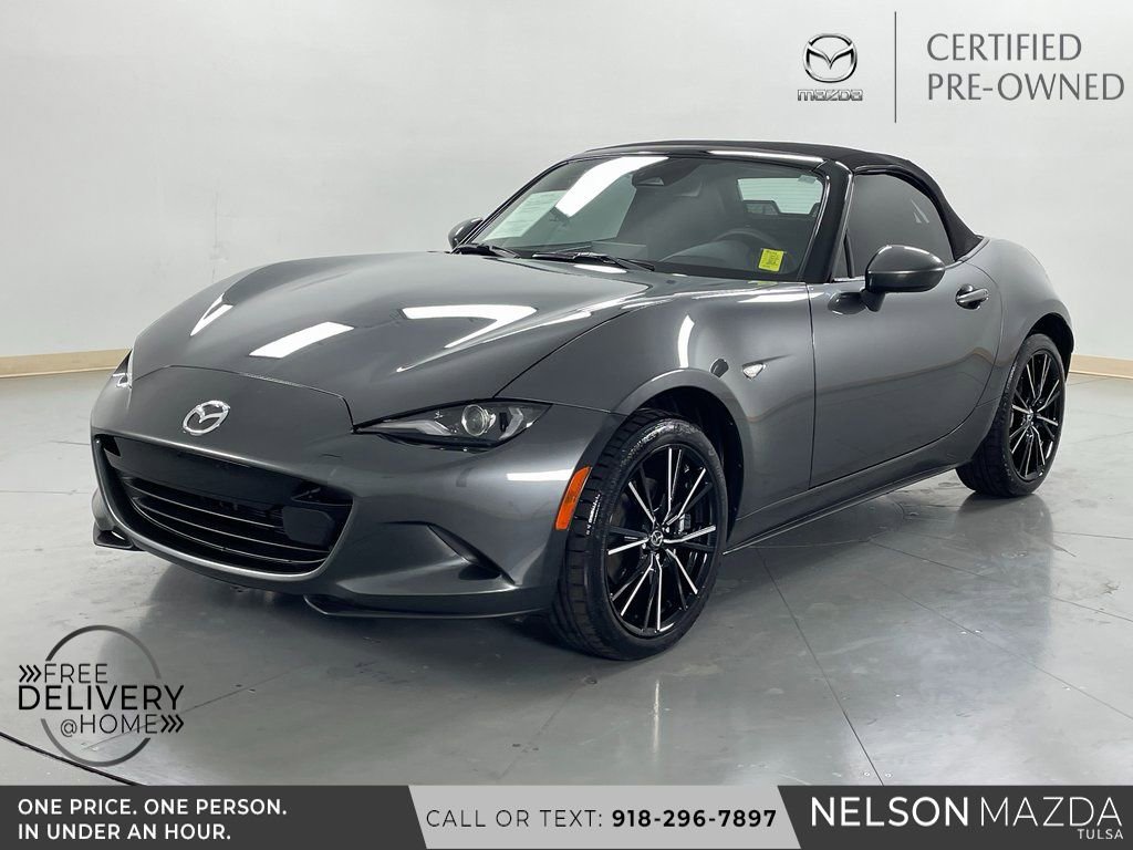 Certified 2025 MAZDA MX-5 Miata Grand Touring w/ Weather Package RWD image 1