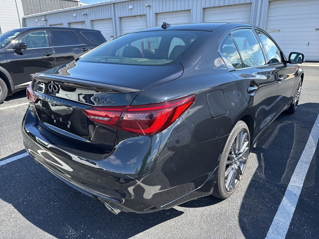 Used 2023 INFINITI Q50 Red Sport 400 w/ Black Opal Edition image 5