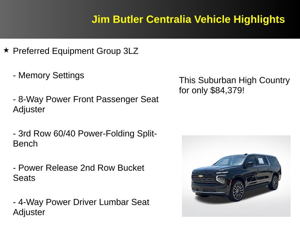 Used 2026 Chevrolet Suburban High Country AWD/4WD image 6