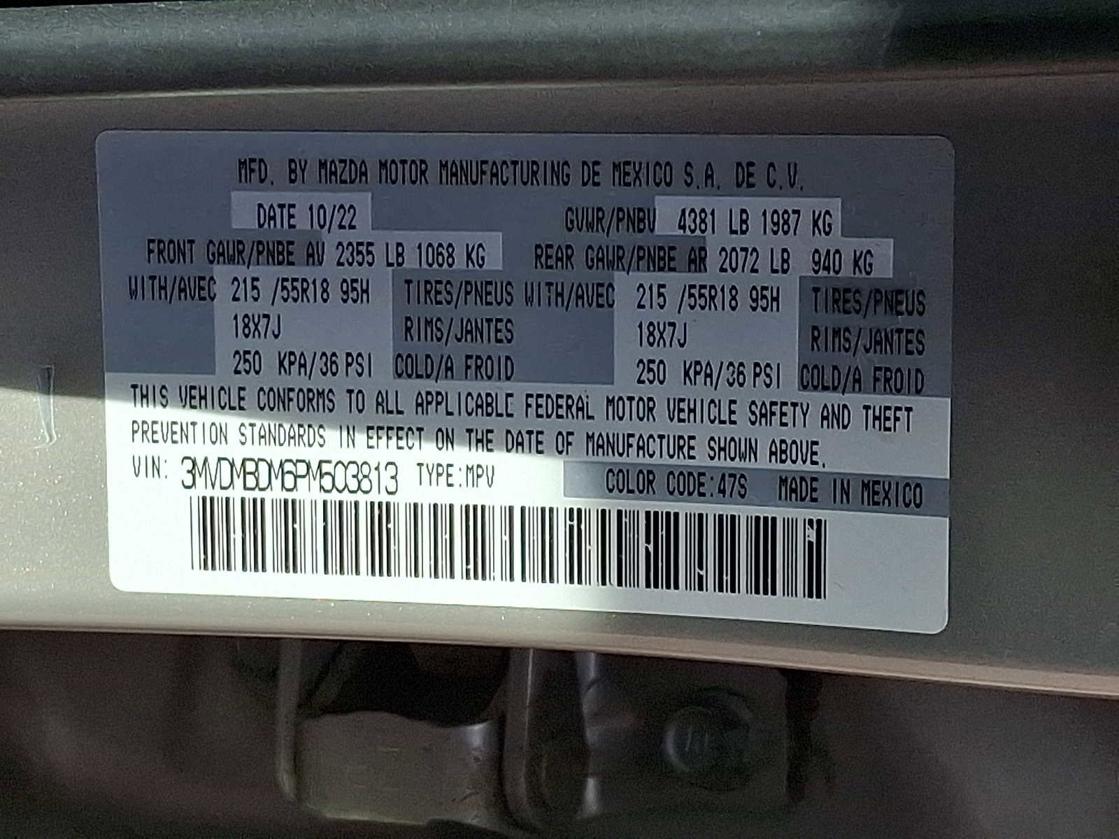 Certified 2023 MAZDA CX-30 AWD 2.5 S w/ Premium Package image 28
