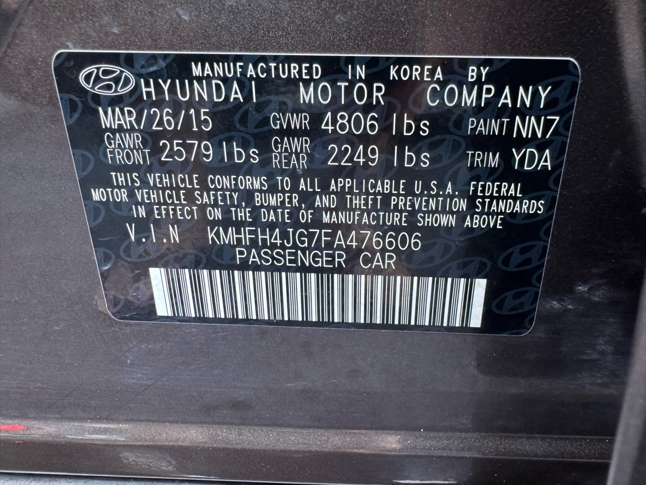 Used 2015 Hyundai Azera Limited image 30