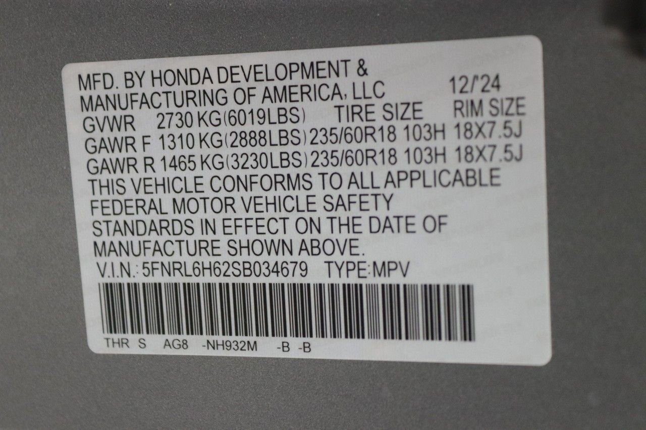 Used 2025 Honda Odyssey EX-L image 16