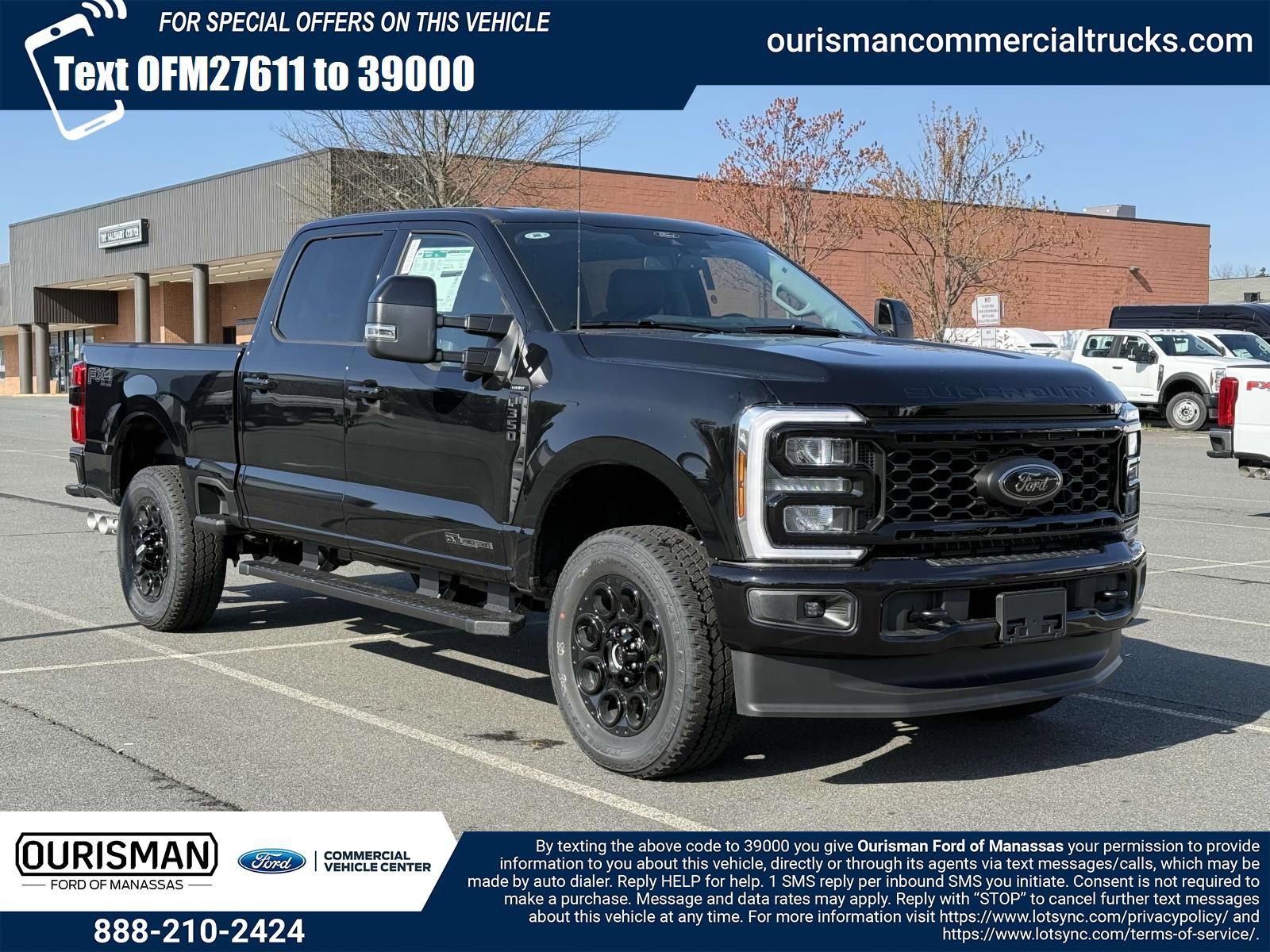 New 2025 Ford F350 Lariat w/ Black Appearance Package