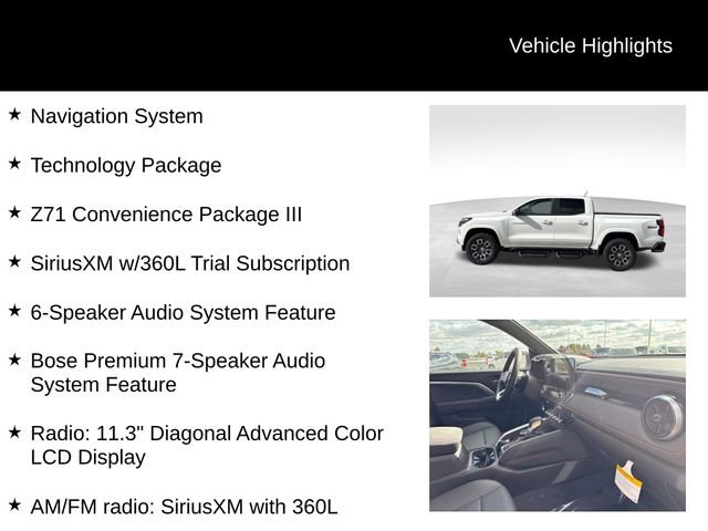 New 2026 Chevrolet Colorado Z71 w/ Technology Package image 3
