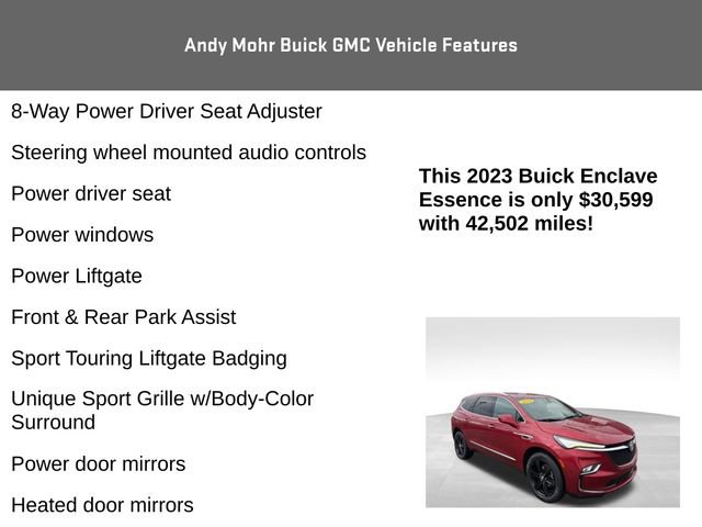Used 2023 Buick Enclave Essence w/ Sport Touring Edition image 12