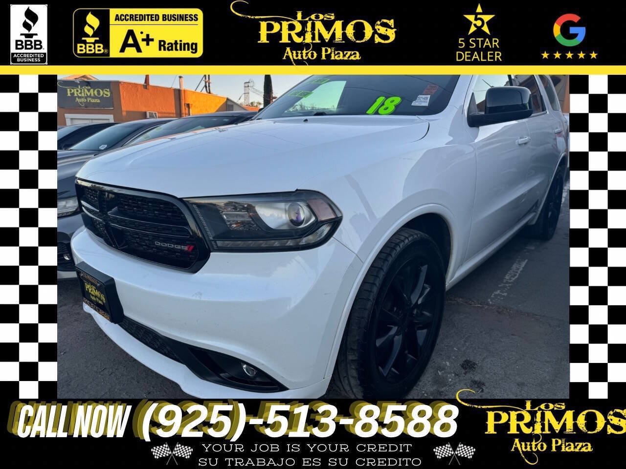 Used 2018 Dodge Durango SXT w/ Quick Order Package 2BB