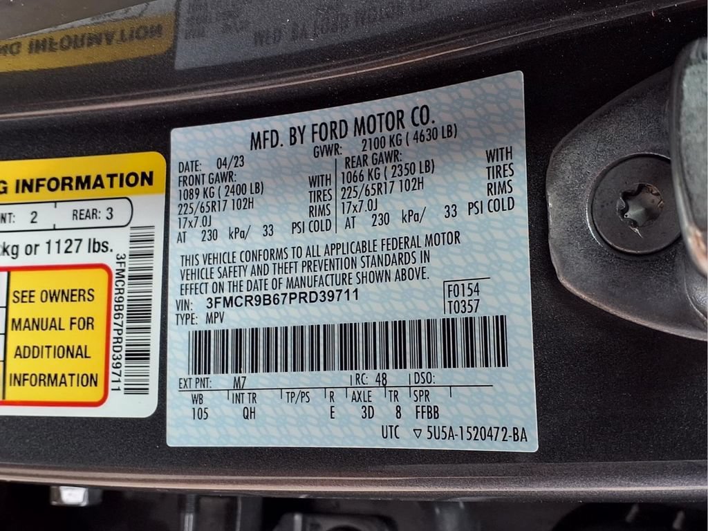 Certified 2023 Ford Bronco Sport Big Bend w/ Convenience Package AWD/4WD image 24