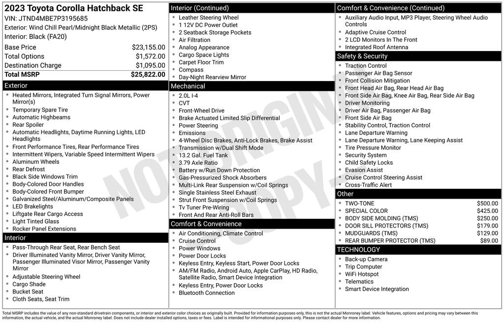 Used 2023 Toyota Corolla SE image 41