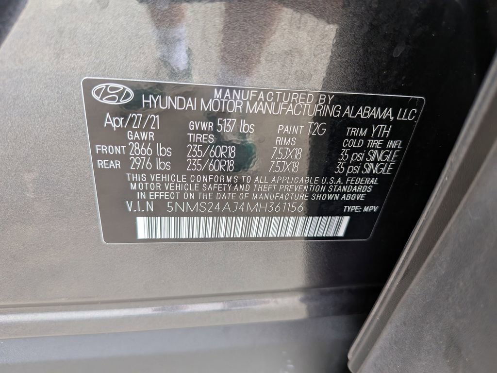 Used 2021 Hyundai Santa Fe SEL FWD image 36