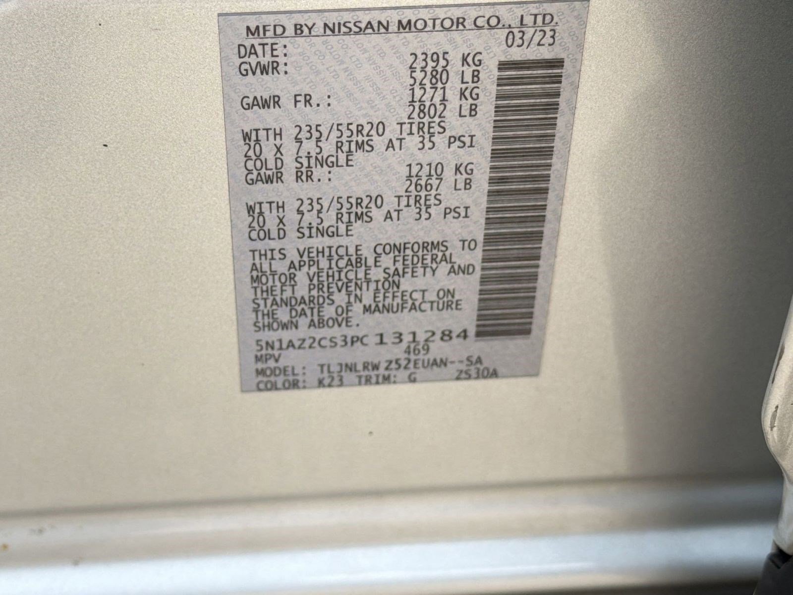 Used 2023 Nissan Murano SL image 19