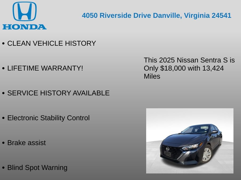 Used 2025 Nissan Sentra S image 7
