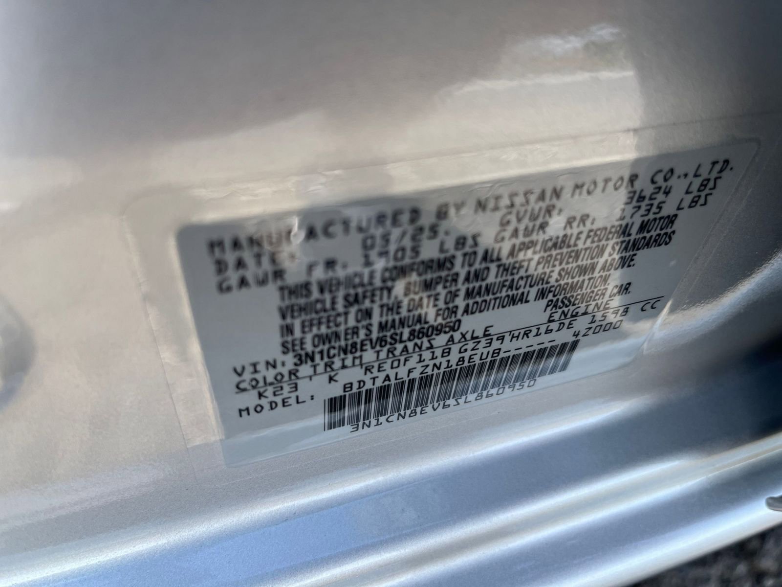 Used 2025 Nissan Versa SV image 23