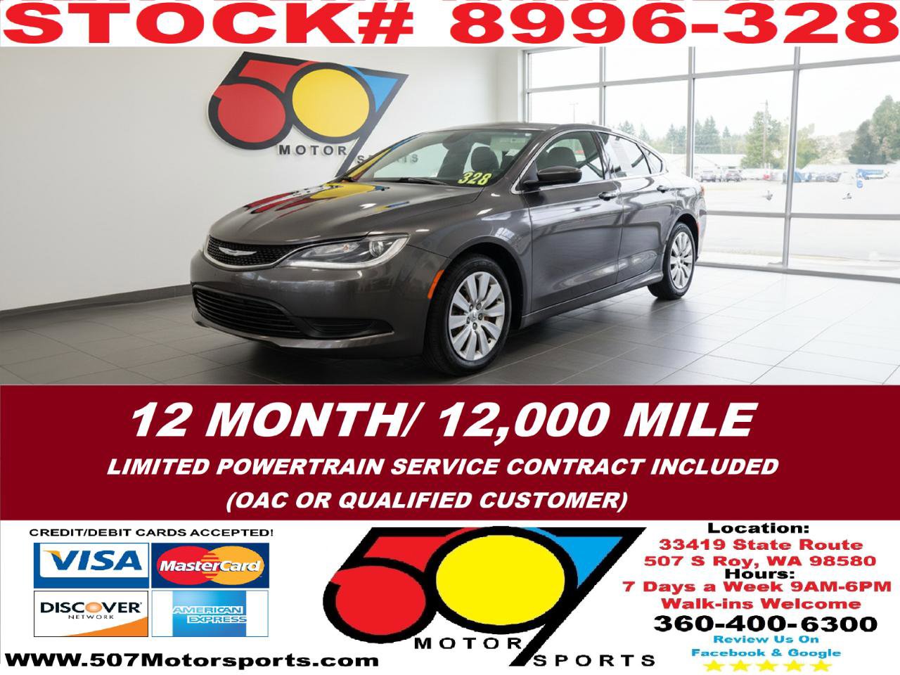 Used 2016 Chrysler 200 LX