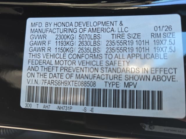 New 2026 Honda CR-V Sport Touring image 37