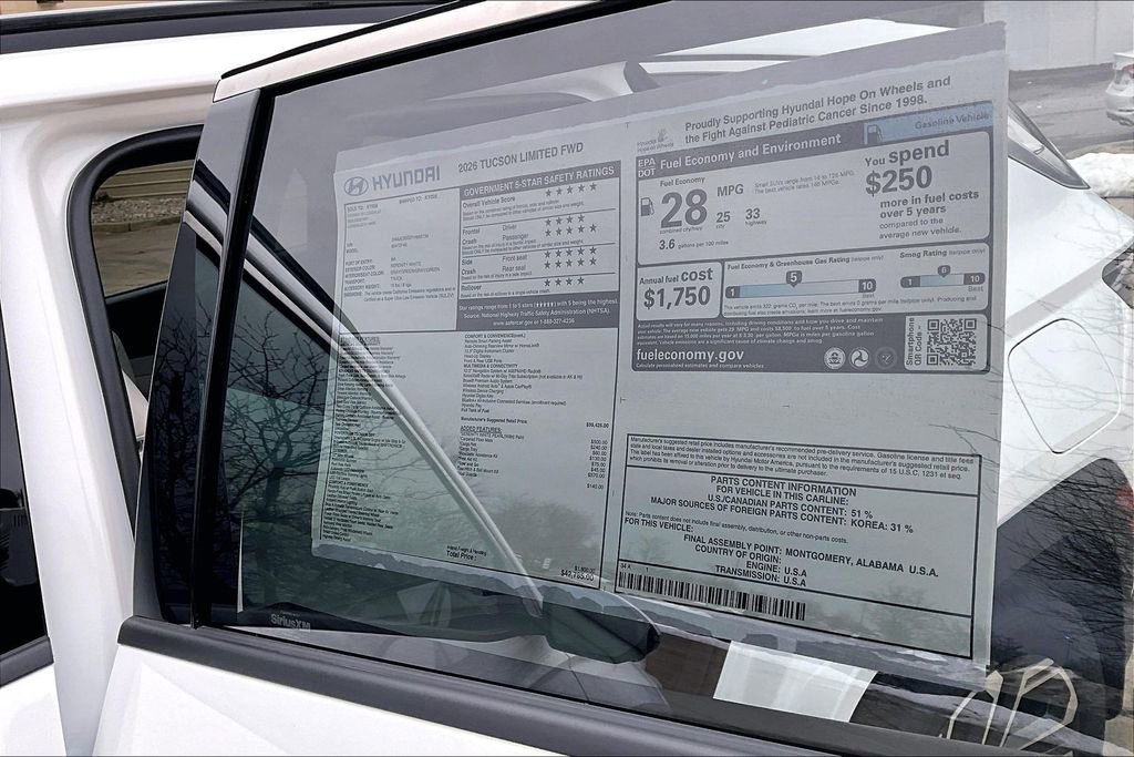 New 2026 Hyundai Tucson Limited w/ Tow & Go Package image 16