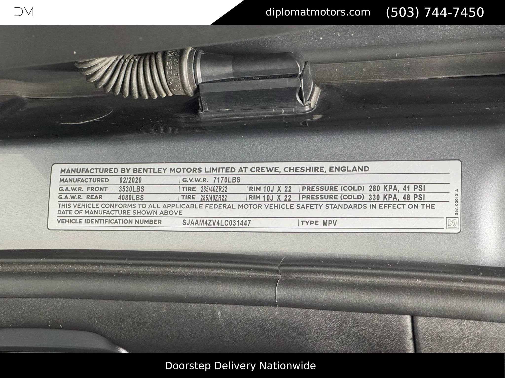 Used 2020 Bentley Bentayga image 55