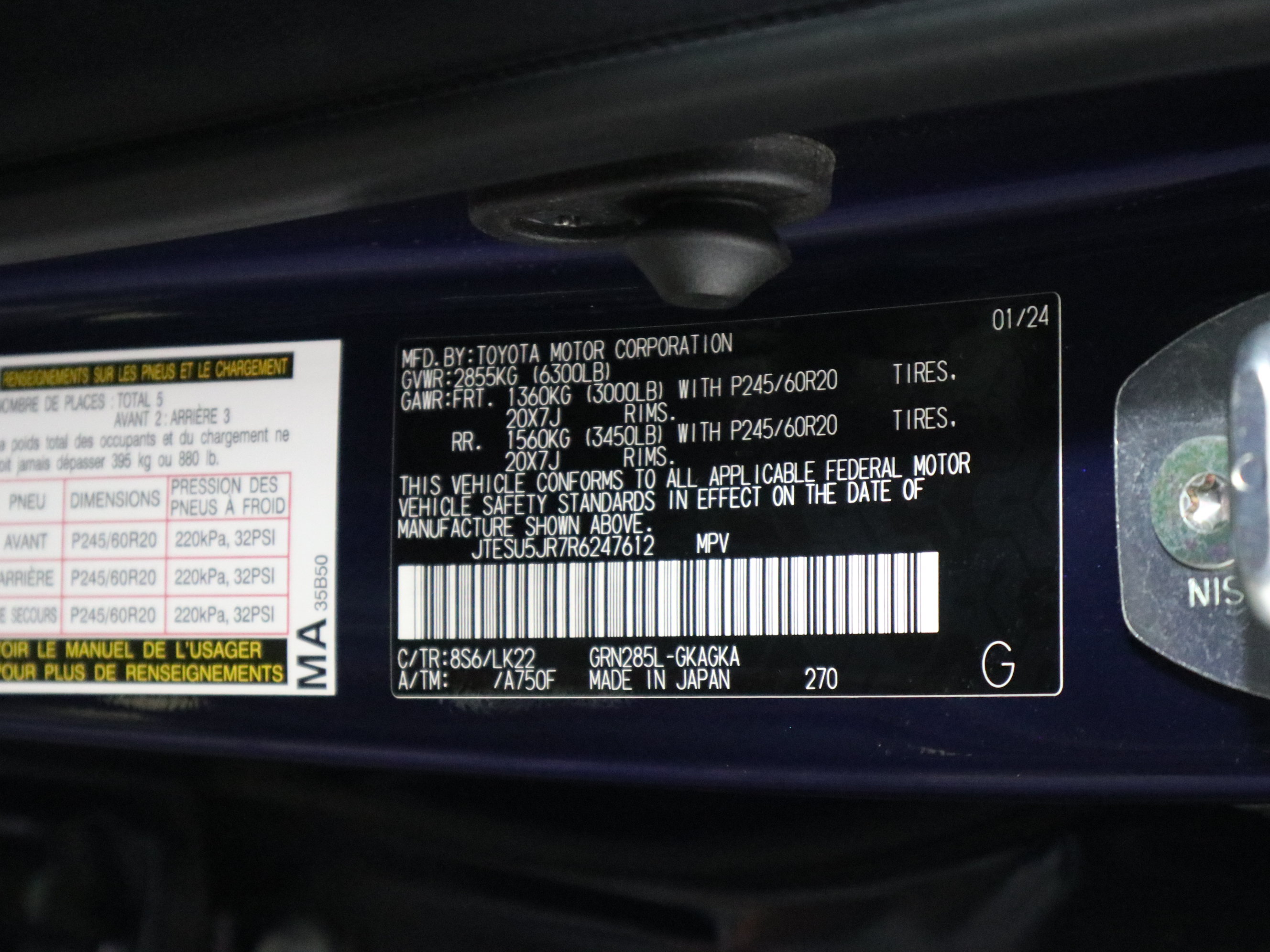 Used 2024 Toyota 4Runner TRD Sport AWD/4WD image 40